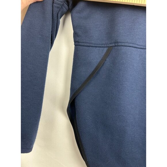 The North Face Womens Navy Blue Funnel Neck Pullover Sweatshirt W/ Pockets  XS - Picture 7 of 10